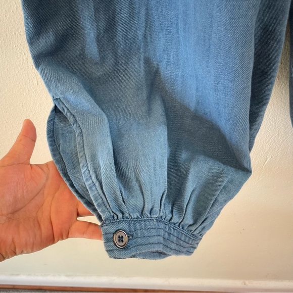 Anthropologie Denim Harem Pants Size M barrel oversized NWT - Picture 8 of 15